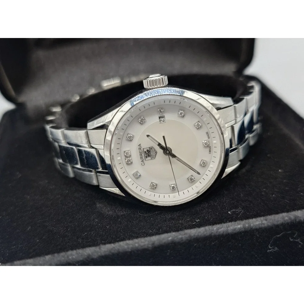 TAG Heuer Carrera Diamond Dial Watch 27mm [152124-1]